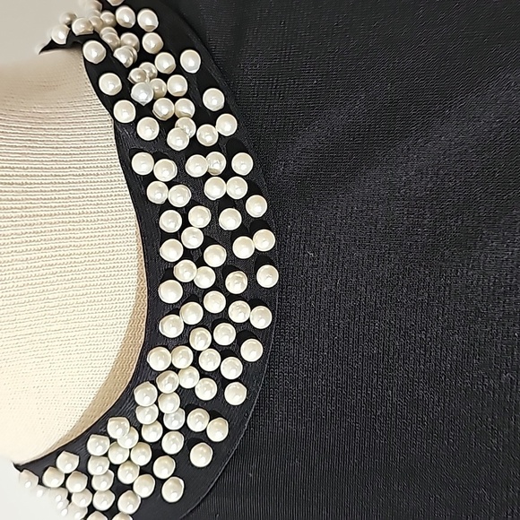 NIC AND‎ NASH, NWT, Black over lay. Pearl neck. Sleevless. WIMSIGOTH. Party - Picture 2 of 12